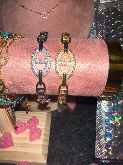 Bracelet Daphné acier inoxydable