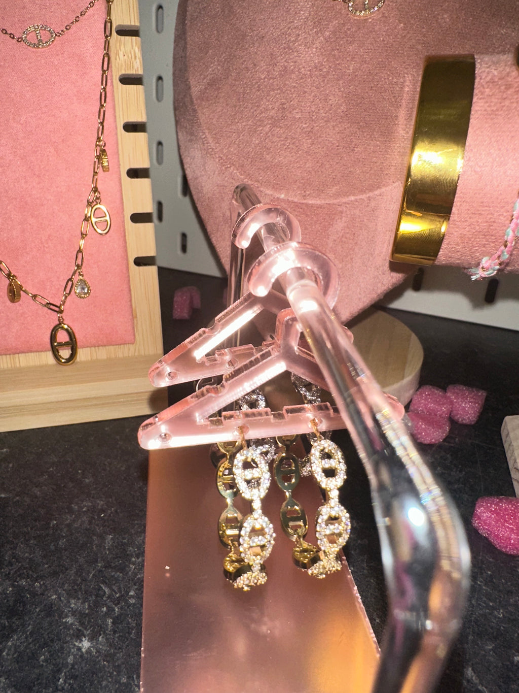 Boucle d’oreille Ornella acier inoxydable